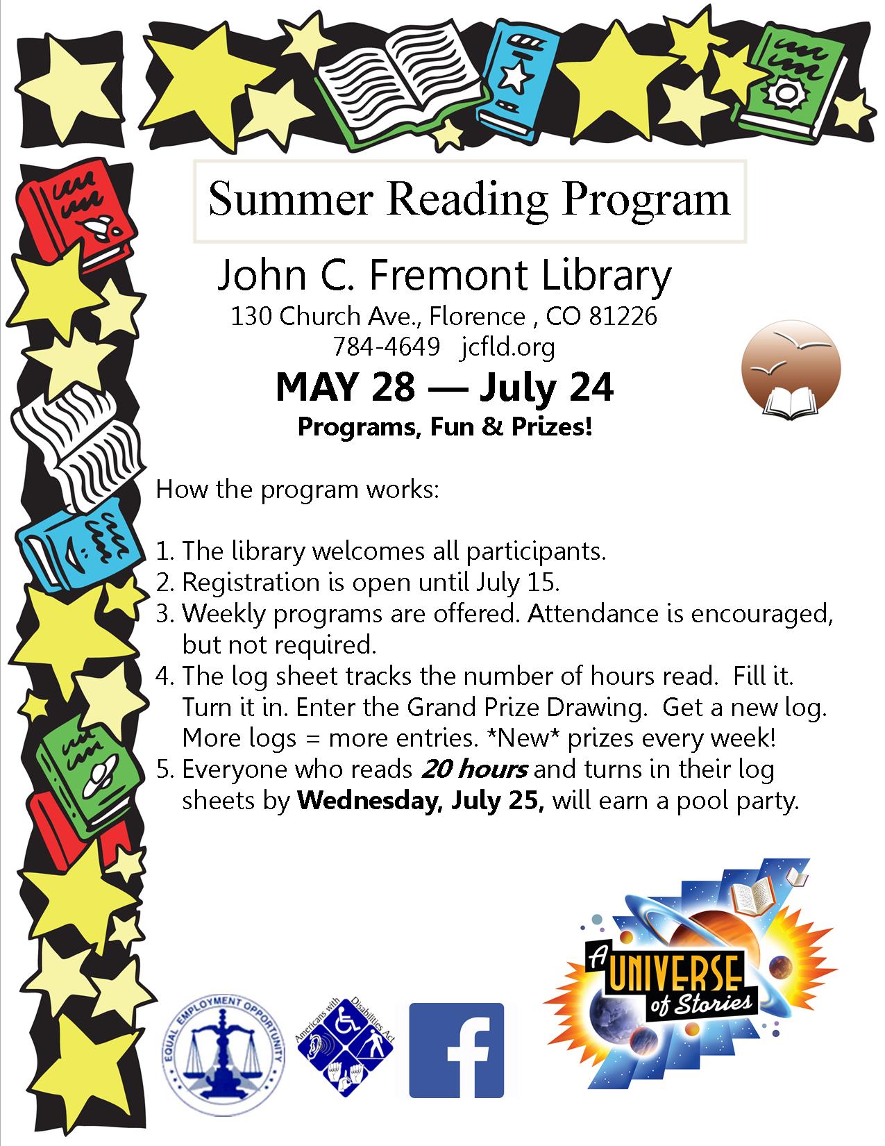 Summer Reading John C. Fremont Library District