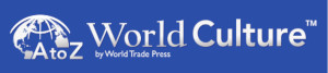 This picture is a logo for A to Z World Culture by World Trade Press.
