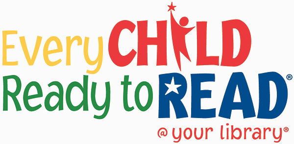Every Child Ready to Read at your library. The words are all different colors and there is a child instead of an I in the word child.