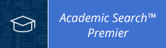 This picture is a logo for Academic Search Premier. It has a graduation cap on one side and the name Academic Search Premier on the other.