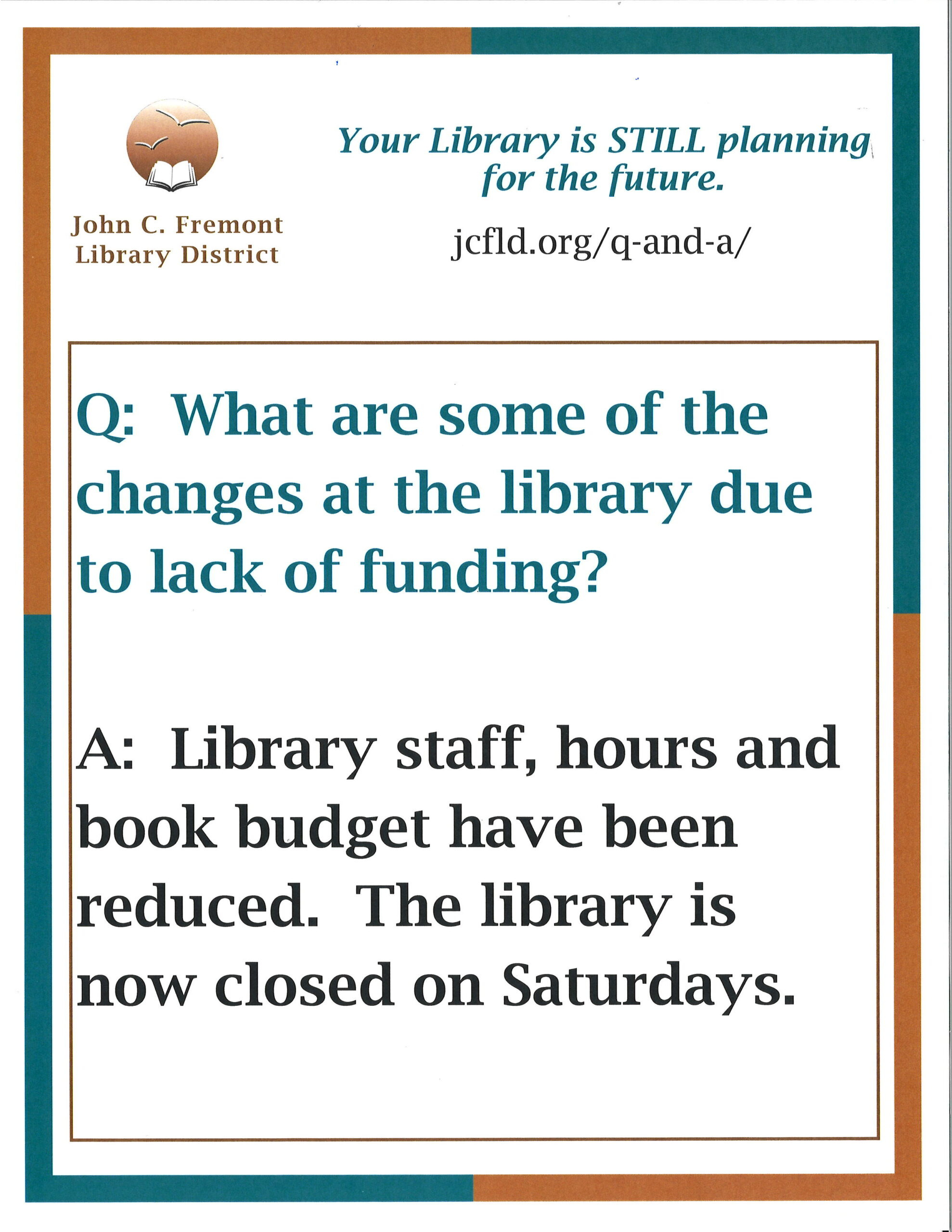 Q & A – John C. Fremont Library District